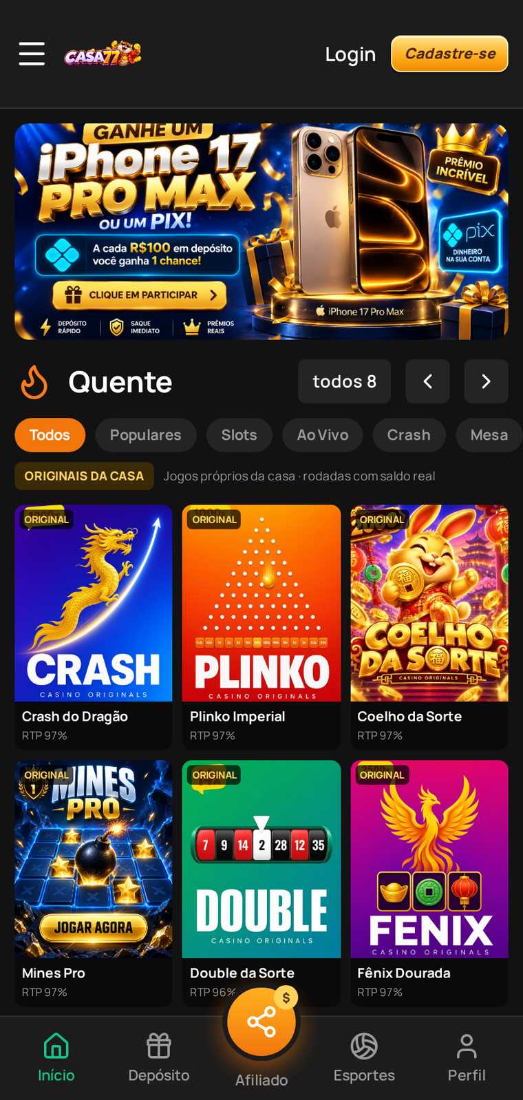 Modelo Classic da plataforma